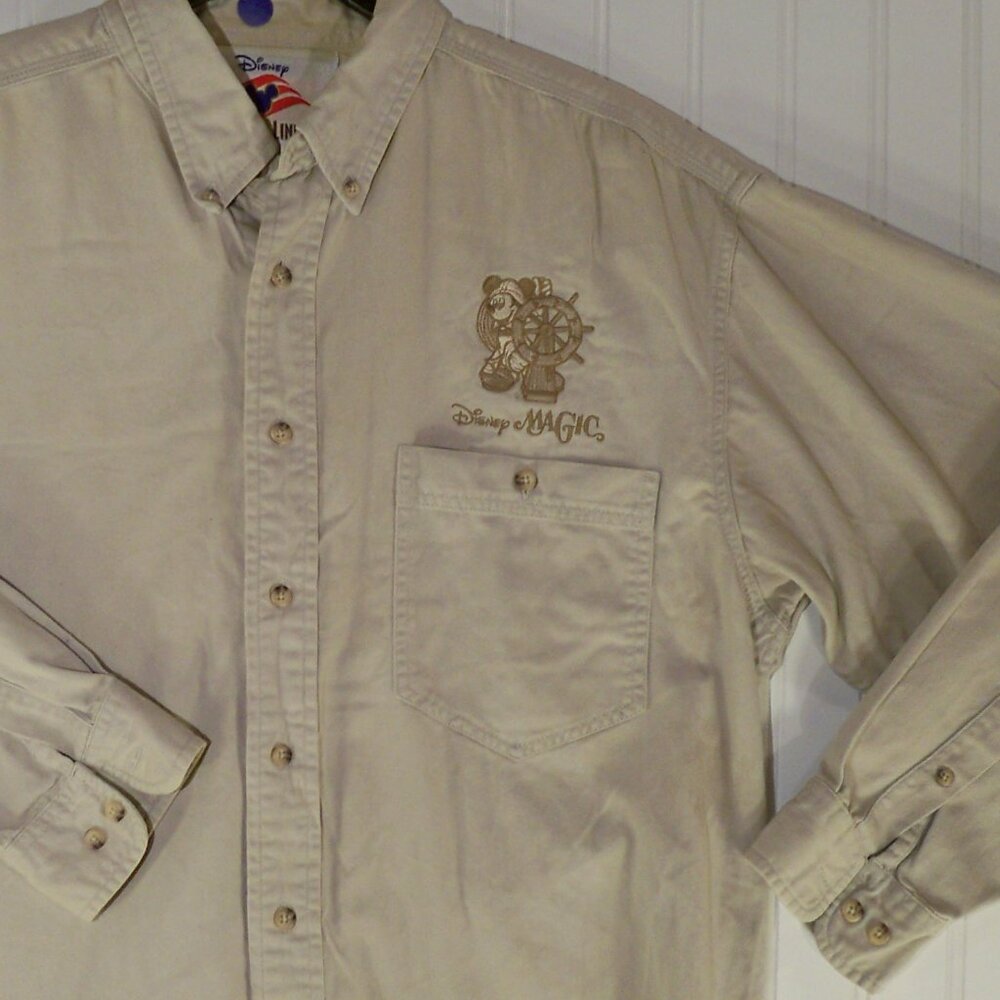 Disney Magic Cruise Line, Camp David, Button Up *Shirt, M